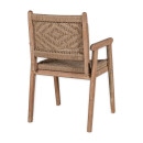 Vinay Woven Jute & Acacia Wood Dining Chair from Accessories for the Home