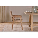 Vinay Woven Jute & Acacia Wood Dining Chair from Accessories for the Home