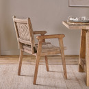 Vinay Woven Jute & Acacia Wood Dining Chair from Accessories for the Home