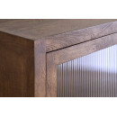 Mendani Mango Wood & Fluted Glass Low Cabinet from Accessories for the Home