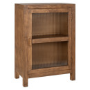 Mendani Mango Wood & Fluted Glass Low Cabinet from Accessories for the Home