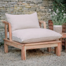 Sadhi Acacia Wood Outdoor Love Seat from Accessories for the Home