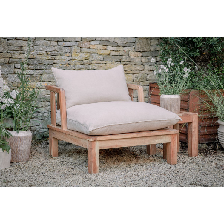 Sadhi Acacia Wood Outdoor Love Seat from Accessories for the Home
