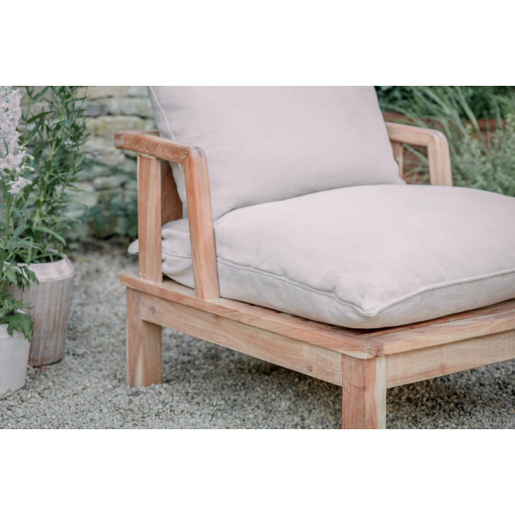 Sadhi Acacia Wood Outdoor Love Seat from Accessories for the Home