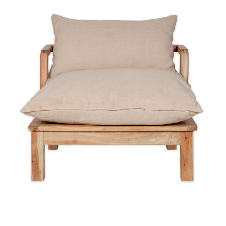 Sadhi Acacia Wood Outdoor Love Seat from Accessories for the Home