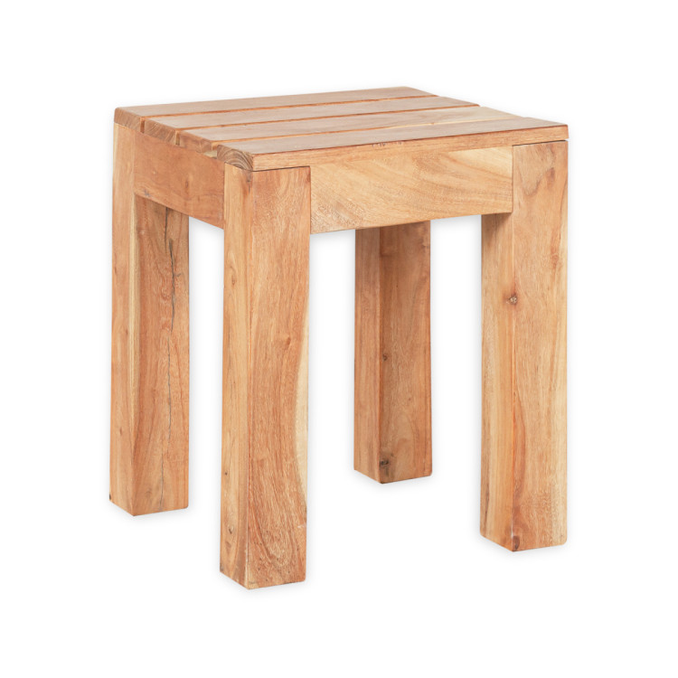 Anbarasi Acacia Wood Outdoor Side Table from Accessories for the Home
