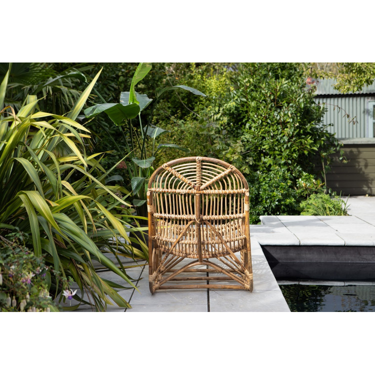 Arlia Natural Rattan Outdoor Lounger from Accessories for the Home