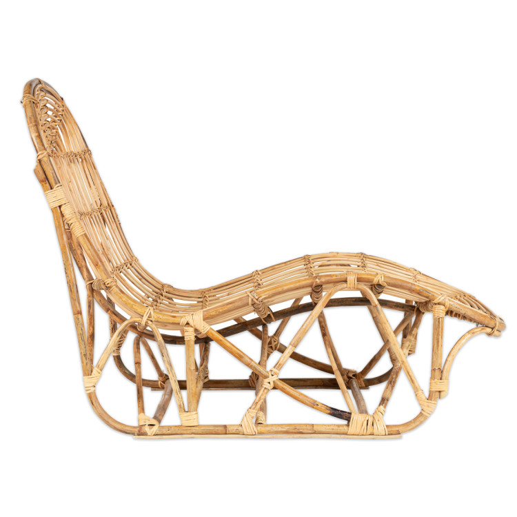 Arlia Natural Rattan Outdoor Lounger from Accessories for the Home