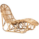 Arlia Natural Rattan Outdoor Lounger from Accessories for the Home