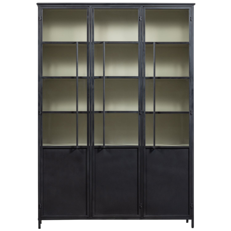 Exhibit Extra Large Black Display Cabinet (3 Door) from Accessories for the Home