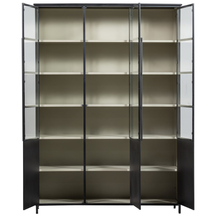 Exhibit Extra Large Black Display Cabinet (3 Door) from Accessories for the Home