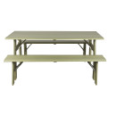 Avenue Outdoor Folding Dining Set- Natural or Sage Green from Accessories for the Home