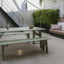 Avenue Outdoor Folding Dining Set- Natural or Sage Green from Accessories for the Home