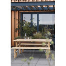 Avenue Outdoor Folding Dining Set- Natural or Sage Green from Accessories for the Home