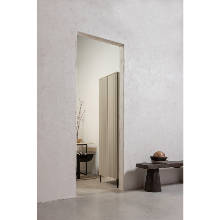 Woood Gravure High Cabinet- Black, Natural, Espresso or Dust from Accessories for the Home