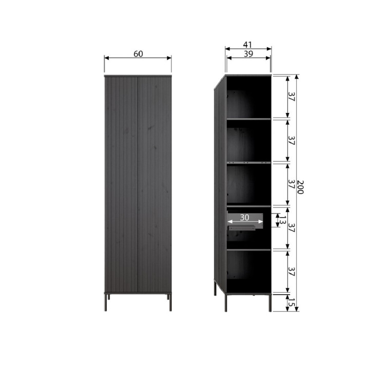 Woood Gravure High Cabinet- Black, Natural, Espresso or Dust from Accessories for the Home Woood Gravure High Cabinet- Black, Natural, Espresso or Dust from Accessories for the Home