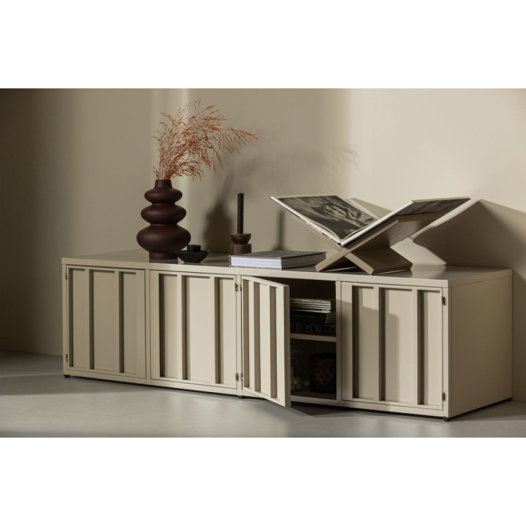 Woood Level Metal TV Cabinet- Honey Yellow or Sand from Accessories for the Home