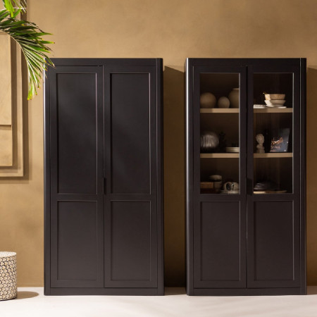 Woood Gunnar Pine Storage Cabinet- Matt Black or Mud from Accessories for the Home 2