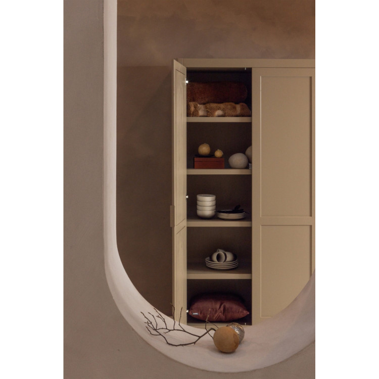 Woood Gunnar Pine Storage Cabinet- Matt Black or Mud from Accessories for the Home Woood Gunnar Pine Storage Cabinet- Matt Black or Mud from Accessories for the Home