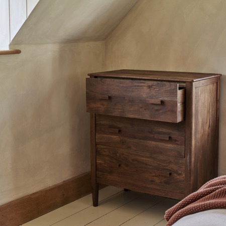 Anbu Acacia Chest of Drawers - Washed Walnut 2