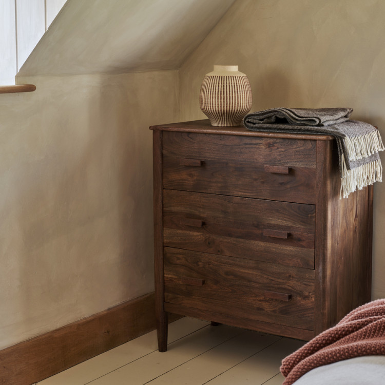 Anbu Acacia Chest of Drawers - Washed Walnut  - 2 Anbu Acacia Chest of Drawers - Washed Walnut  - 2