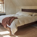 Anbu Acacia Bed - Washed Walnut - Accessories for the Home