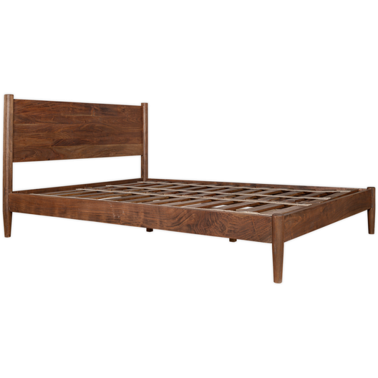 Anbu Acacia Bed - Washed Walnut - Accessories for the Home