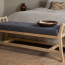 New Avanthi Upholstered Sleigh Bench - Charcoal - Accessories for the Home