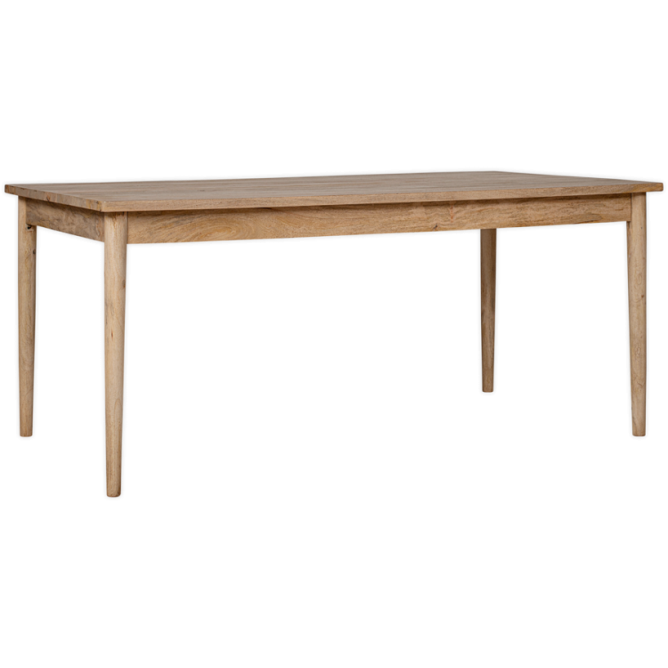 Anbu Mango Wood Dining Table - Natural (2 sizes) from Accessories for the Home Anbu Mango Wood Dining Table - Natural (2 sizes) from Accessories for the Home