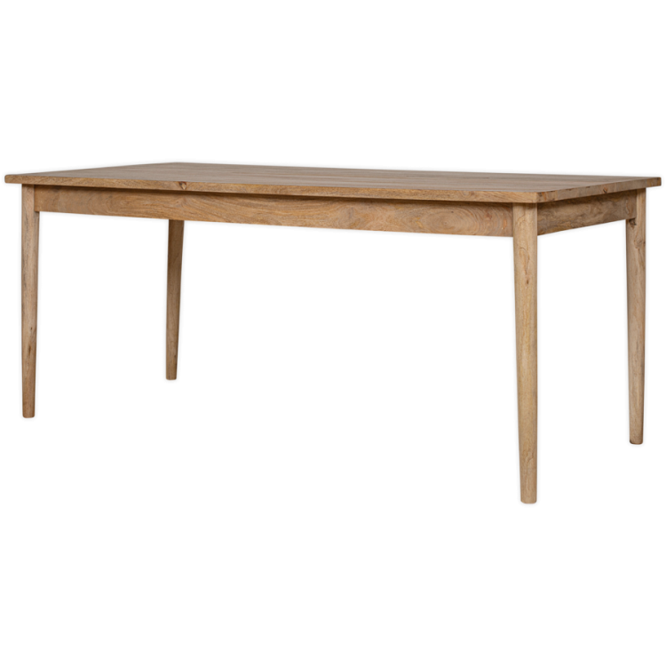 Anbu Mango Wood Dining Table - Natural (2 sizes) from Accessories for the Home Anbu Mango Wood Dining Table - Natural (2 sizes) from Accessories for the Home