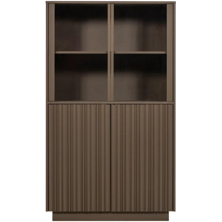 Woood Nova Low Display Cabinet - Truffle Brown from Accessories for the Home Woood Nova Low Display Cabinet - Truffle Brown from Accessories for the Home