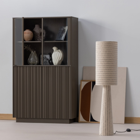 Woood Nova Low Display Cabinet - Truffle Brown from Accessories for the Home
