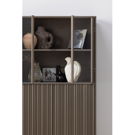 Woood Nova Low Display Cabinet - Truffle Brown from Accessories for the Home 2