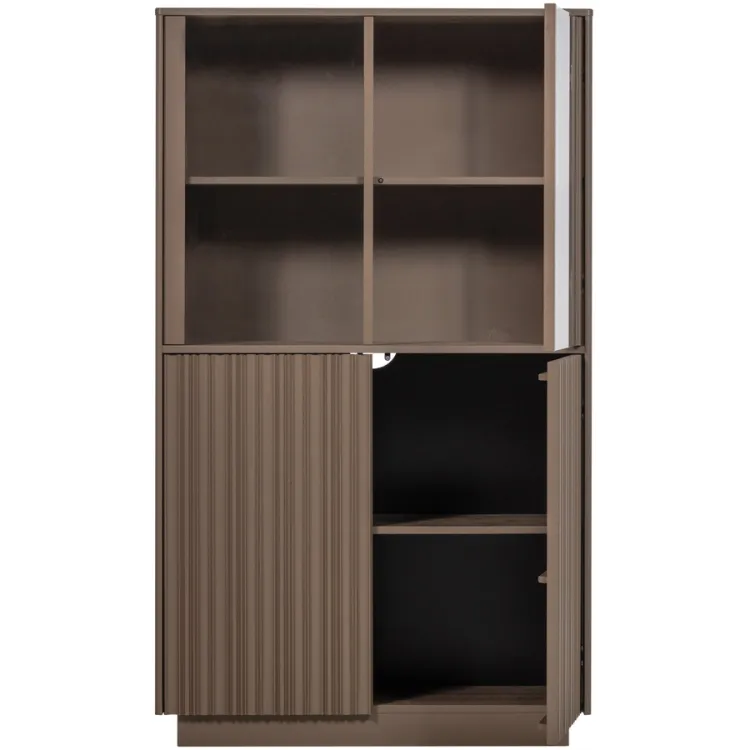 Woood Nova Low Display Cabinet - Truffle Brown from Accessories for the Home Woood Nova Low Display Cabinet - Truffle Brown from Accessories for the Home