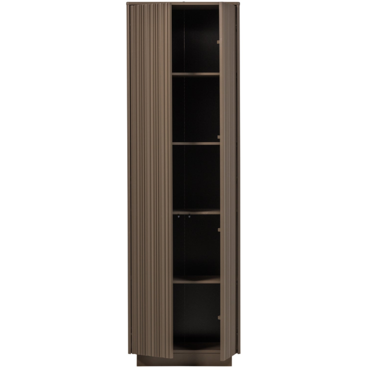 Woood Nova High Storage Cabinet - Truffle Brown from Accessories for the Home Woood Nova High Storage Cabinet - Truffle Brown from Accessories for the Home