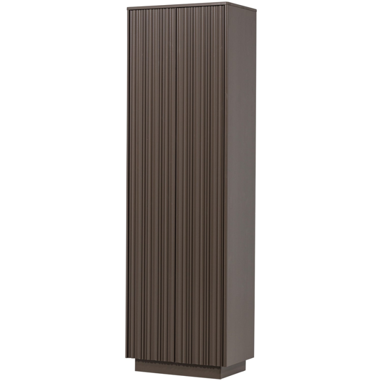 Woood Nova High Storage Cabinet - Truffle Brown from Accessories for the Home Woood Nova High Storage Cabinet - Truffle Brown from Accessories for the Home