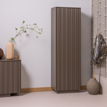 Woood Nova High Storage Cabinet - Truffle Brown from Accessories for the Home 2