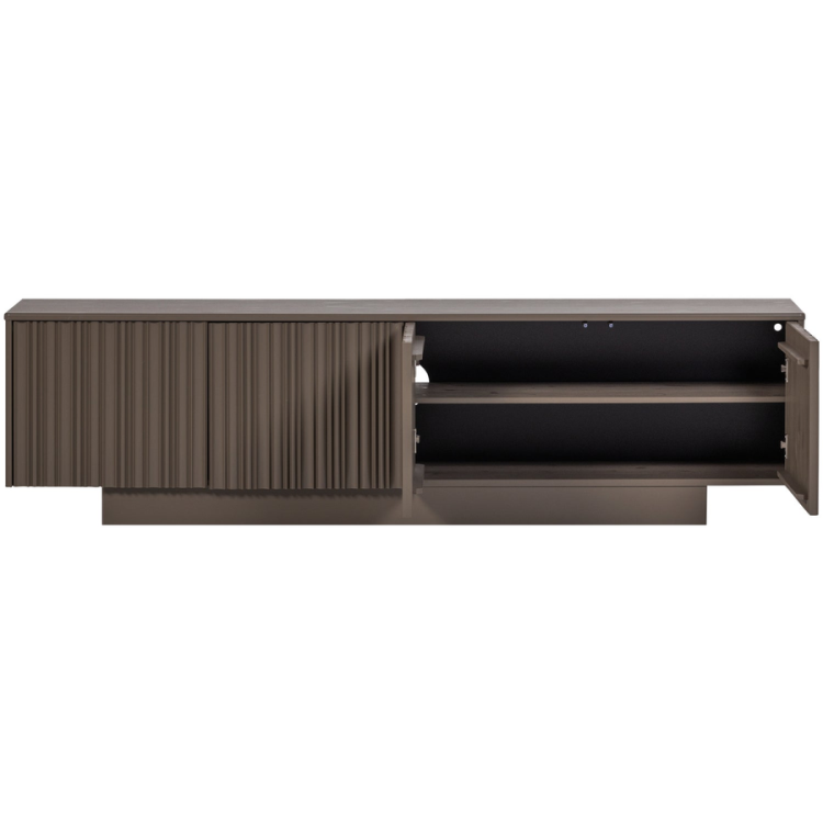 Woood Nova TV Unit - Truffle Brown from Accessories for the Home Woood Nova TV Unit - Truffle Brown from Accessories for the Home