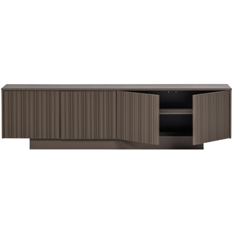 Woood Nova TV Unit - Truffle Brown from Accessories for the Home Woood Nova TV Unit - Truffle Brown from Accessories for the Home