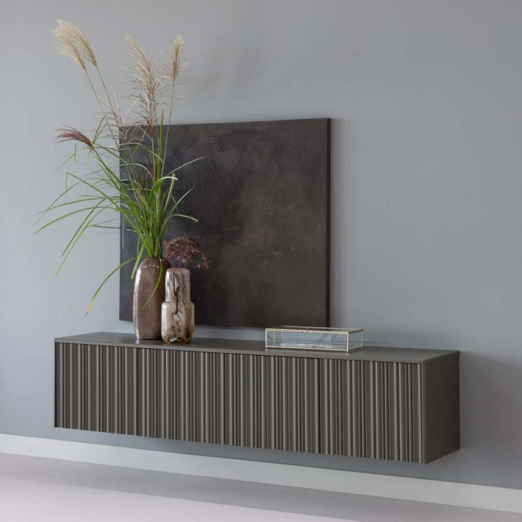 Woood Nova TV Unit - Truffle Brown from Accessories for the Home Woood Nova TV Unit - Truffle Brown from Accessories for the Home