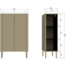 Woood Gunnar 2-door Cabinet from Accessories for the Home