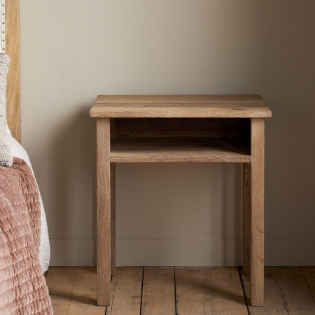Iya Reclaimed Wood Bedside Table - Natural from Accessories for the Home 2