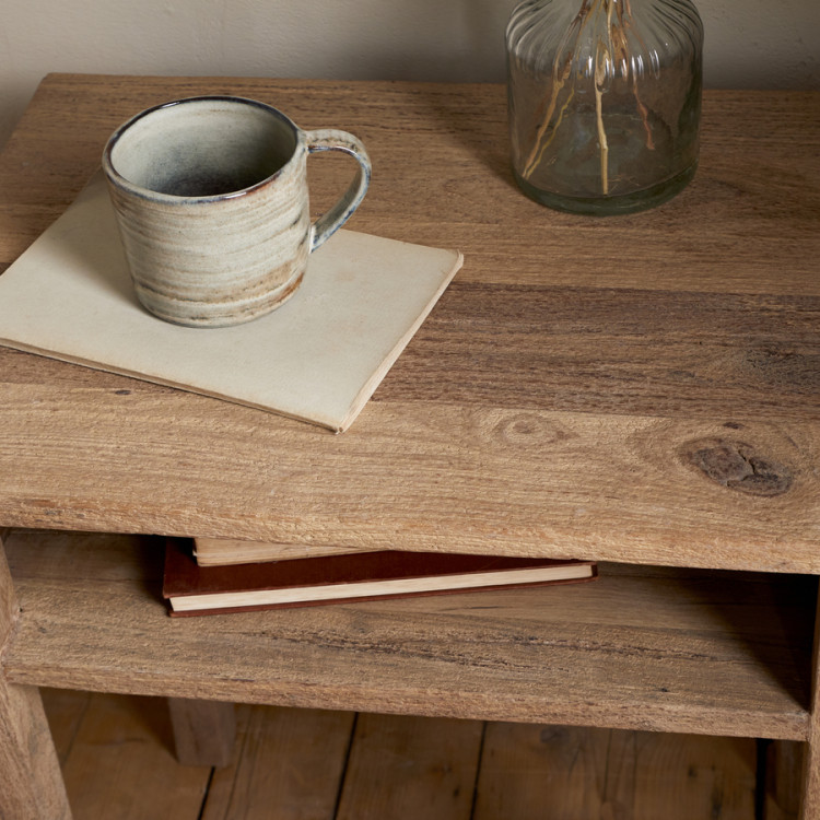 Iya Reclaimed Wood Bedside Table - Natural from Accessories for the Home
