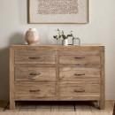Iya Reclaimed Wood Chest of Drawers - Natural - Large from Accessories for the Home
