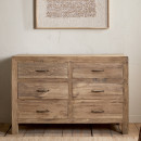 Iya Reclaimed Wood Chest of Drawers - Natural - Large from Accessories for the Home