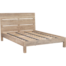 Iya Reclaimed Wood Bed - Natural - King or Super King from Accessories for the Home