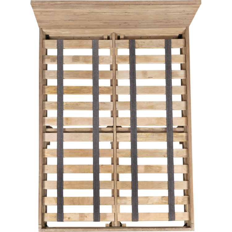 Iya Reclaimed Wood Bed - Natural - King or Super King from Accessories for the Home