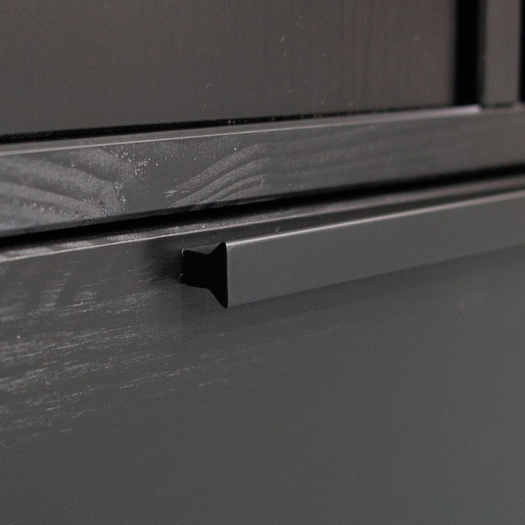 Woood Adam 2 Door Pine Wardrobe - Black from Accessories for the Home