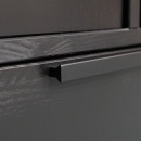 Woood Adam 2 Door Pine Wardrobe - Black from Accessories for the Home