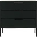 Woood Adam Pine Chest of Drawers - Black from Accessories for the Home
